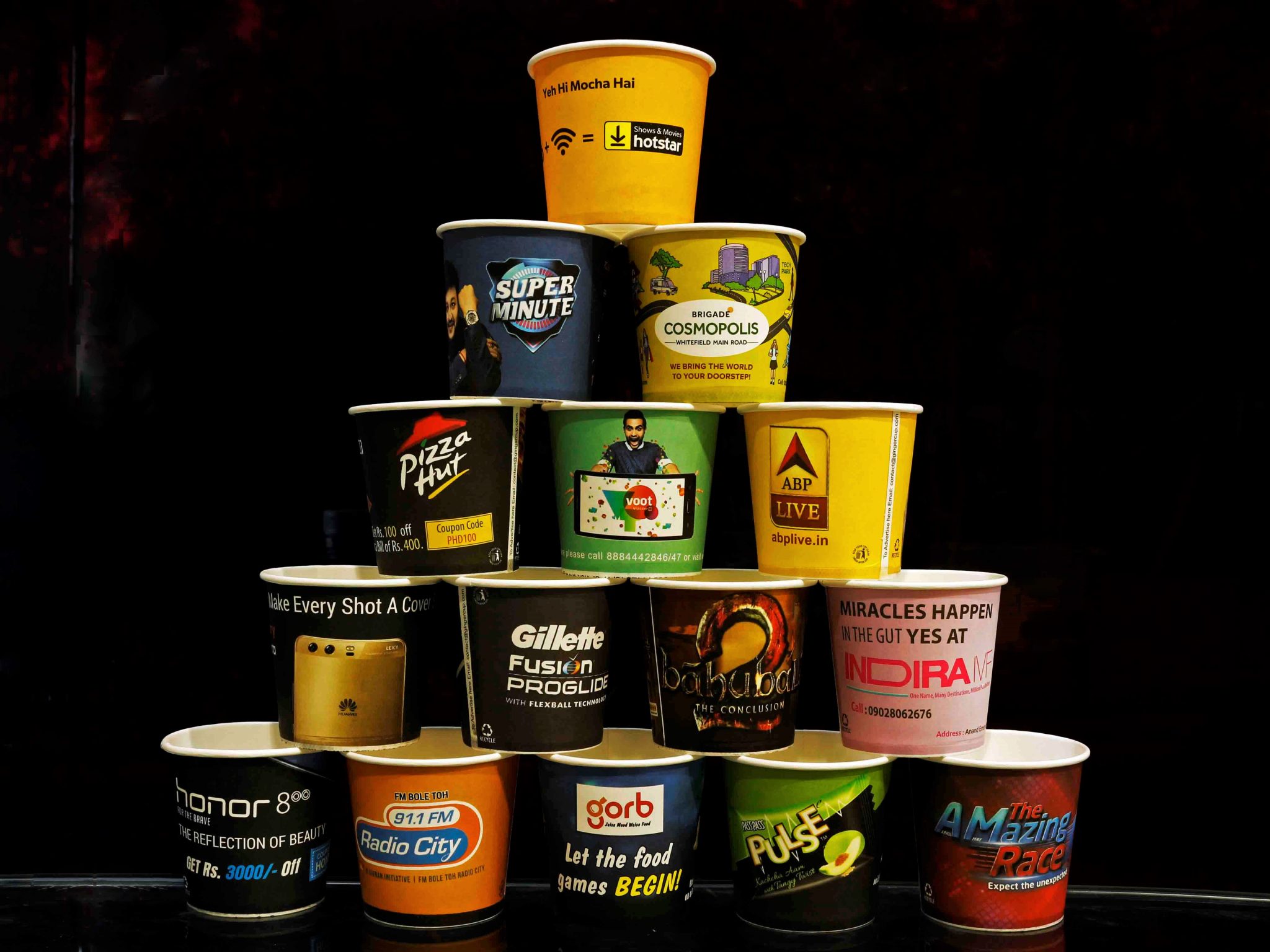 branded paper cups