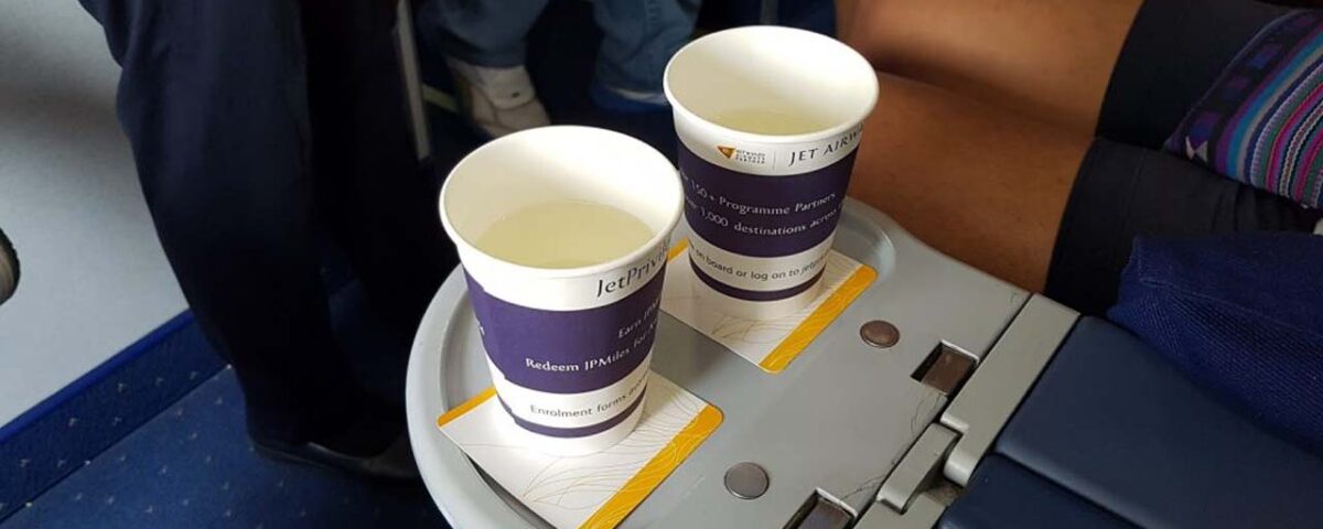 Cup branding in Airlines