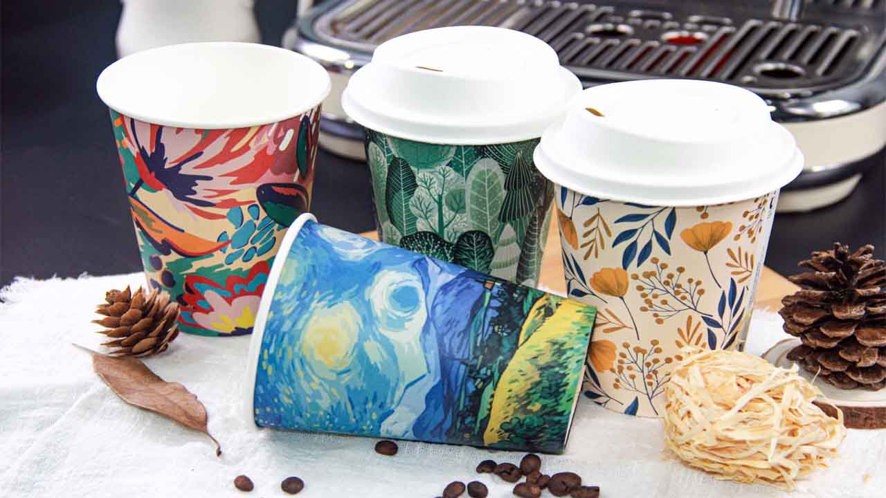 Artwork on Paper Cups