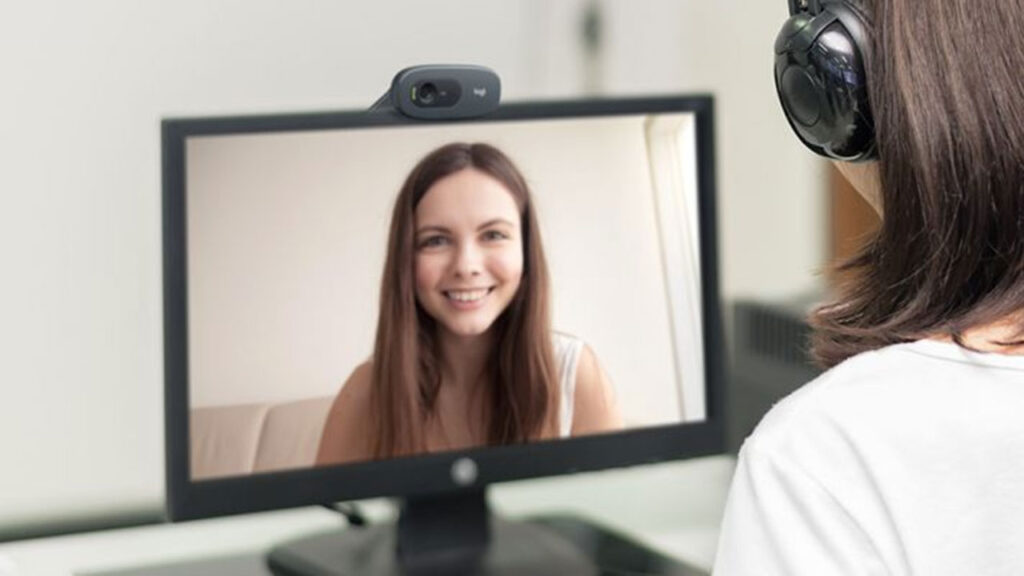 meeting with webcam