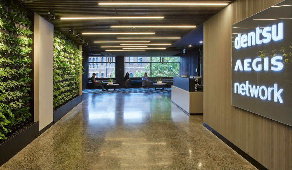 the image of  Dentsu Aegis Network office