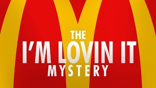Picture showing a McDonald's advertising and with a headline of I’m loving it Mystery. .
