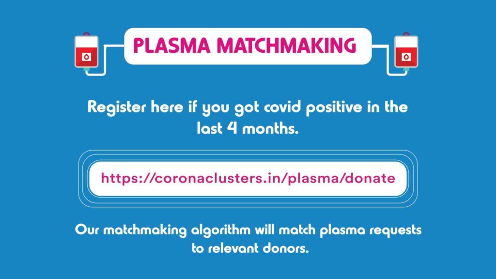 This image shows the details of TrulyMadly plasma donor campaign during the pandemic