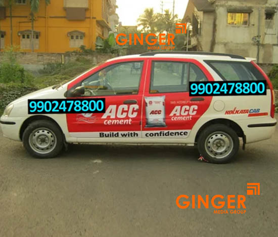Cab Branding in Bangalore for ACC Cement