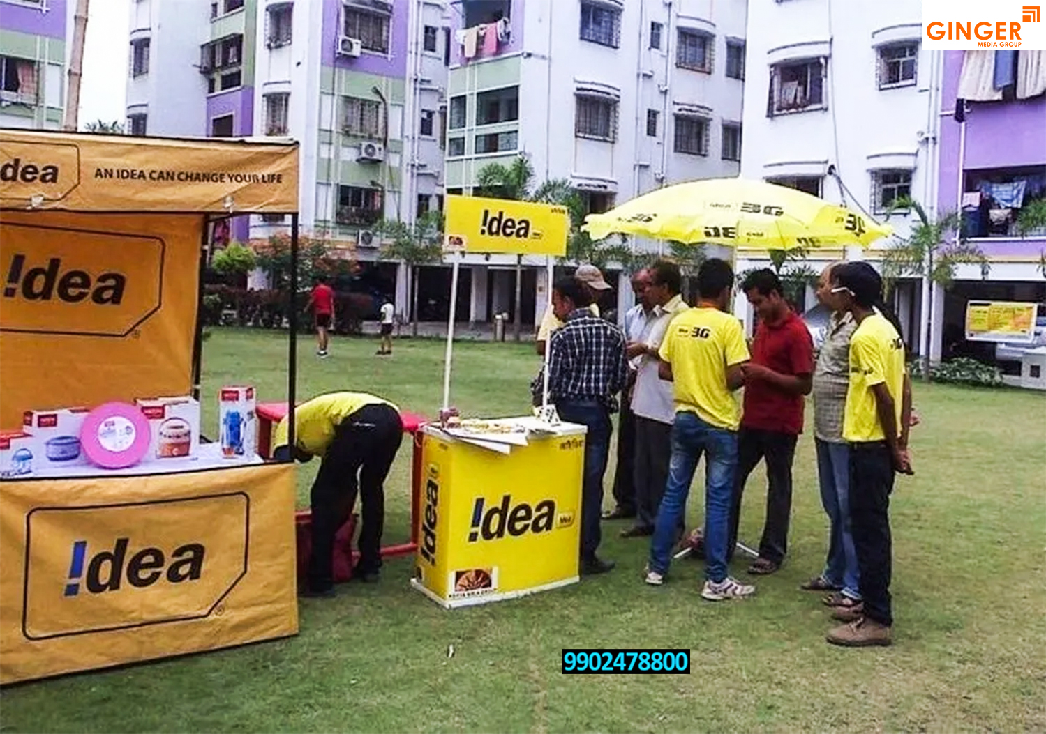 RWA Activities in Bangalore for Idea, a telecom company