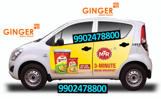 Cab Advertising in Hyderabad for MTR Brand