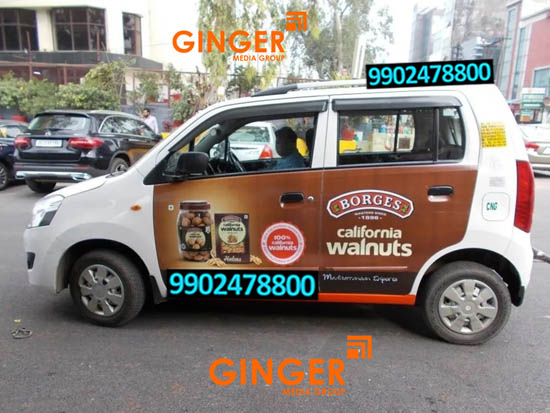 Cab Advertising in Hyderabad for Borges
