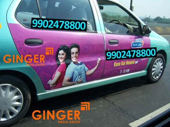 Cab Advertising in Mumbai for Radio city
