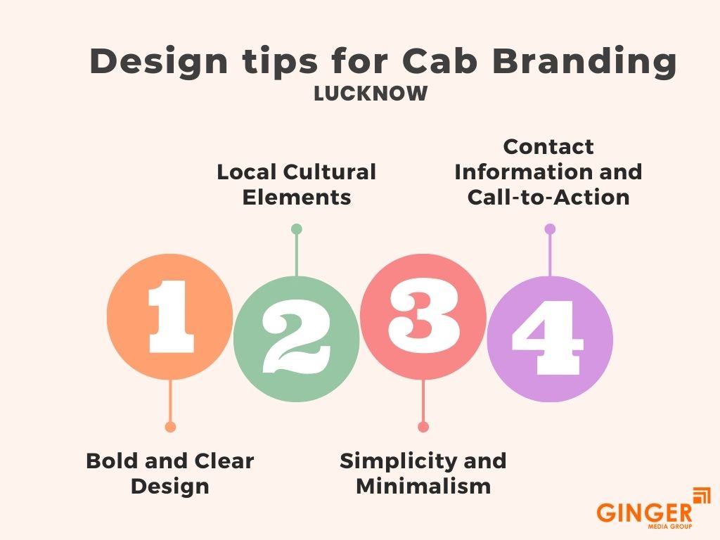 Design tips for Cab Advertising in Lucknow