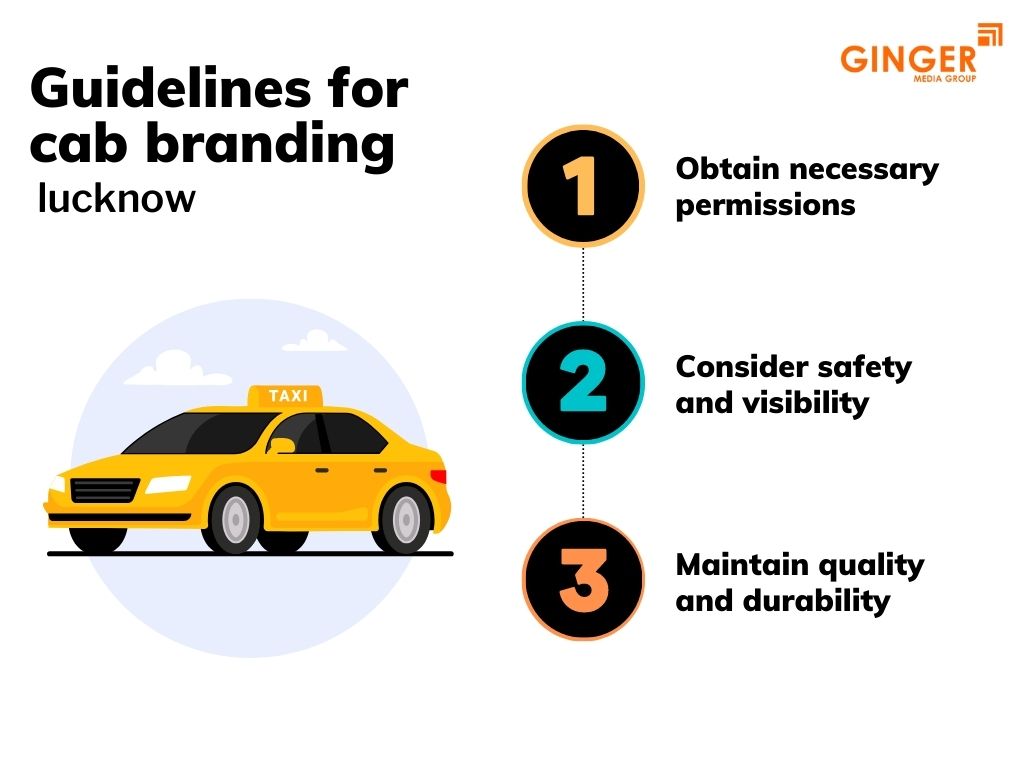 Guidelines for Cab Advertising in Lucknow