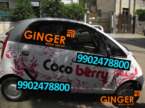 Cab Advertising in Agra for Coco berry