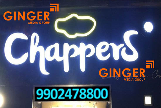 Glow signage Board for Chappers