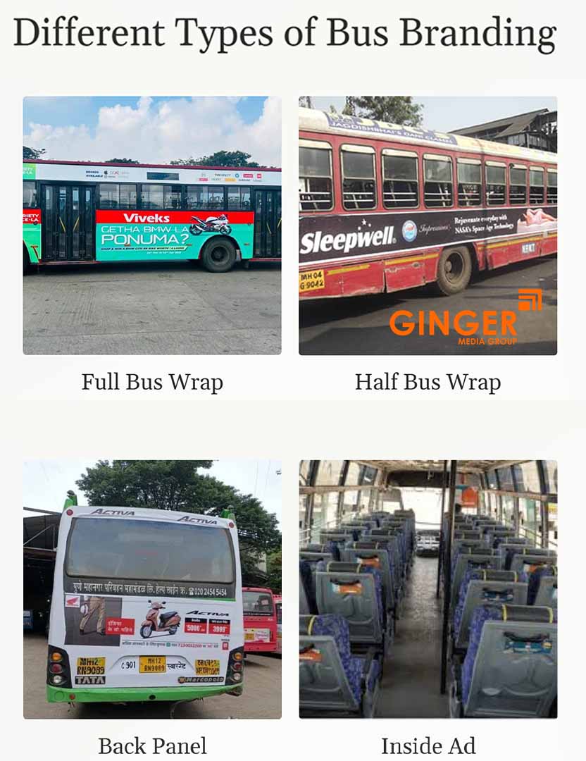 Different types of Bus Branding in Chennai