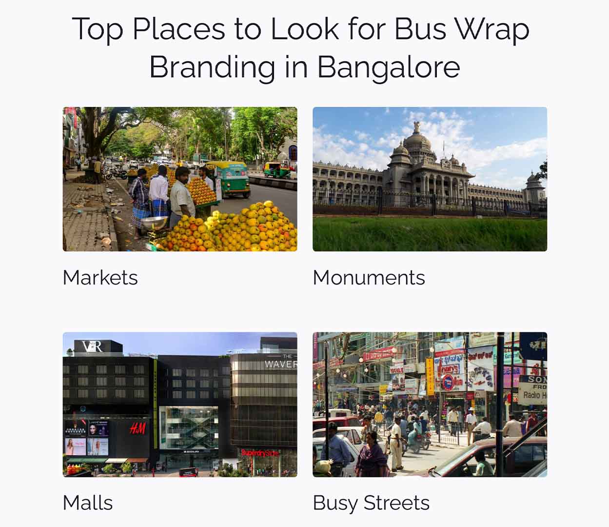 Top Places to look for bus wrap branding in Bangalore