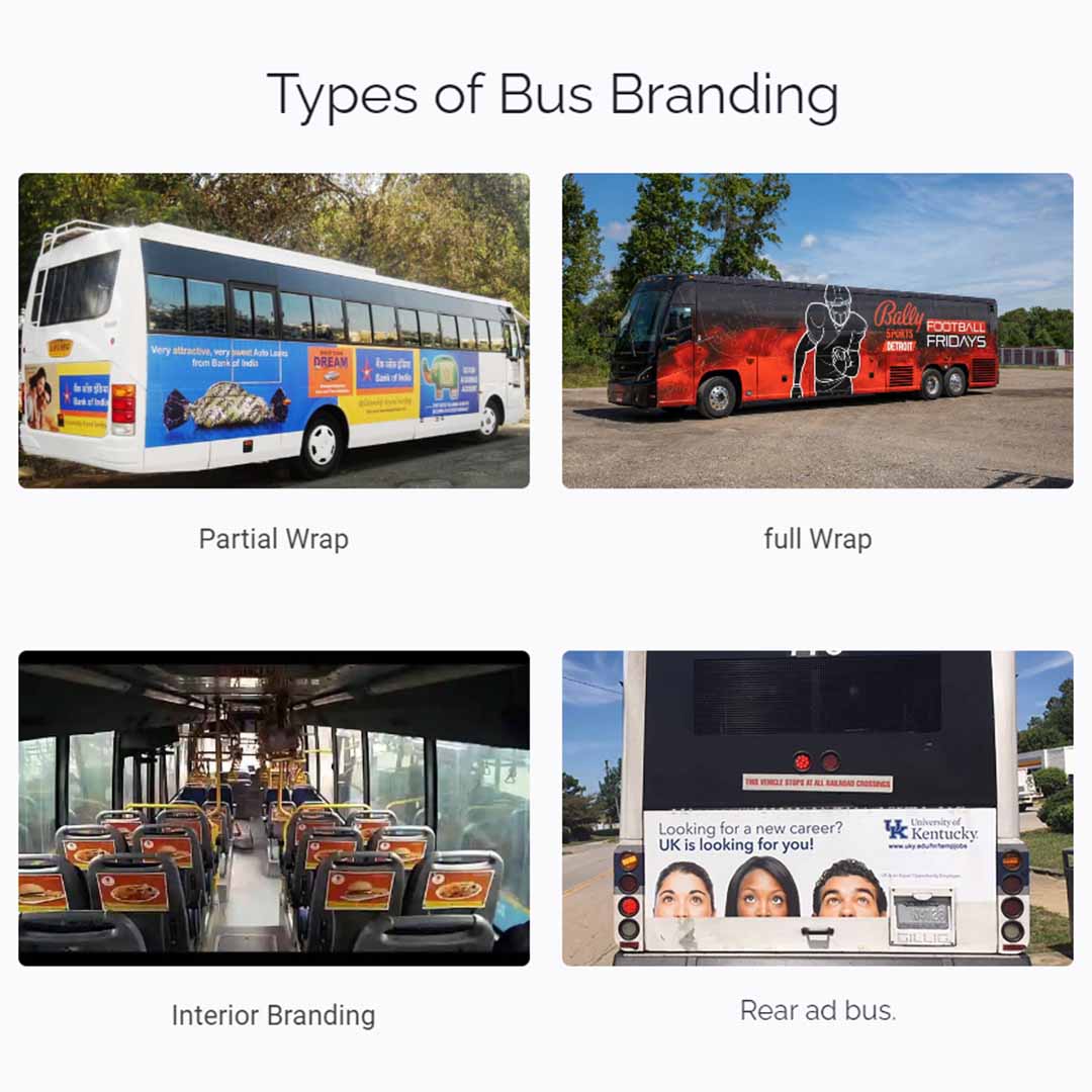 Types of  Bus Advertising in Bangalore