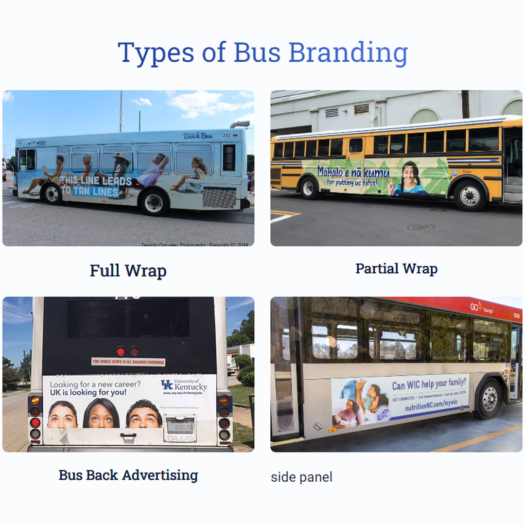 Types of Bus Branding in Lucknow
