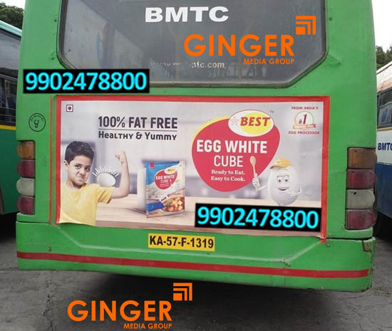 Bus Branding in Bangalore for EGG White Cube
