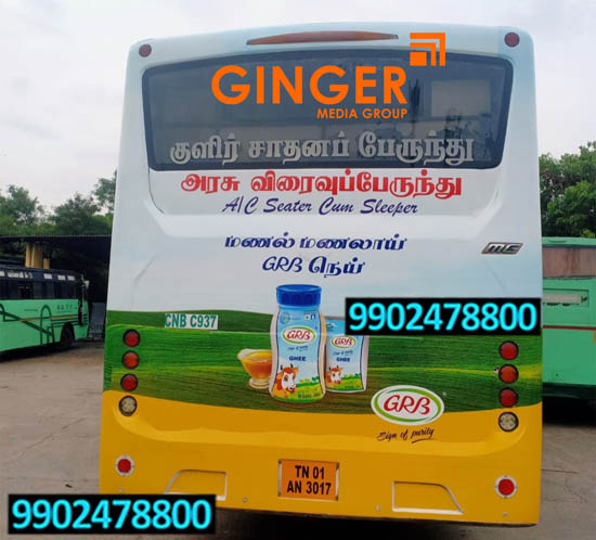 Bus Branding in Chennai for GRB Brand