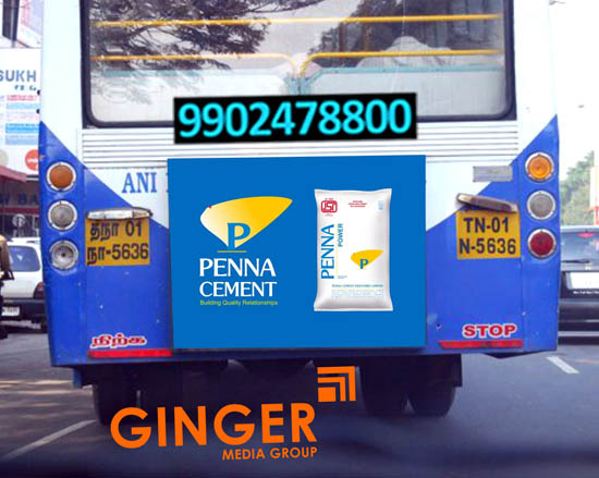 Bus Branding in Chennai for PENNA CEMENT