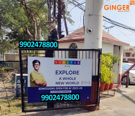 Signage Board in Kolkata for VIBGYOR School