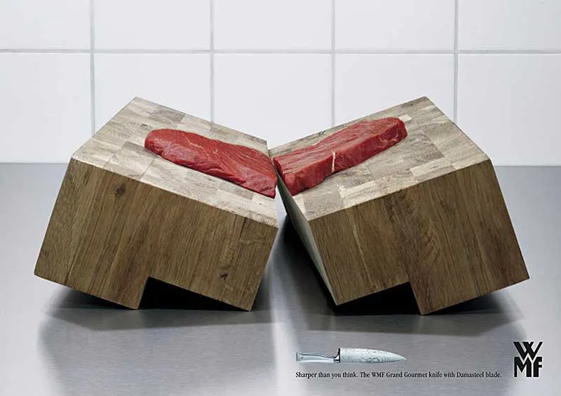 The board cut from the middle
