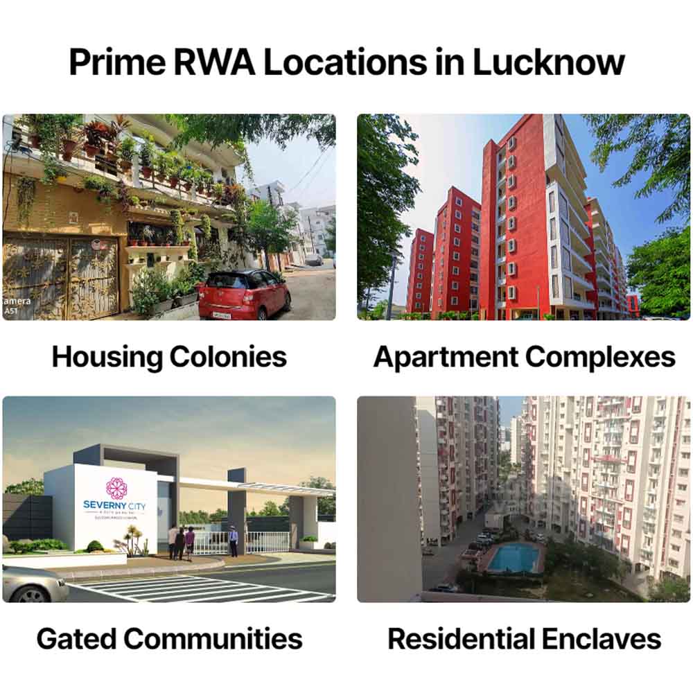 Prime Locations for RWA  Activities in Lucknow