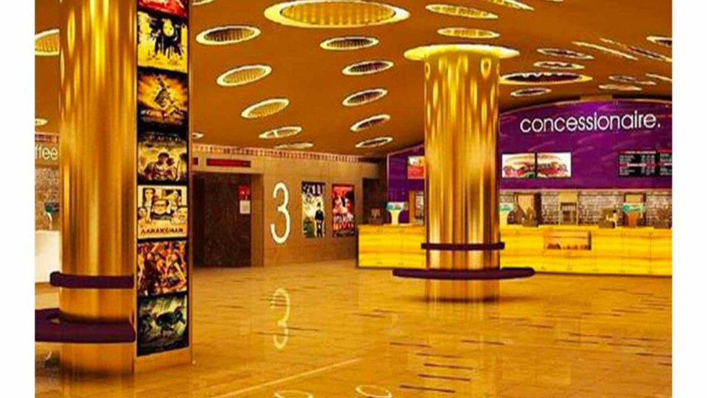 A PVR cinema hall building 
