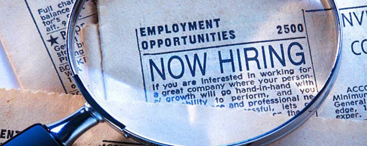 Now Hiring advertisement