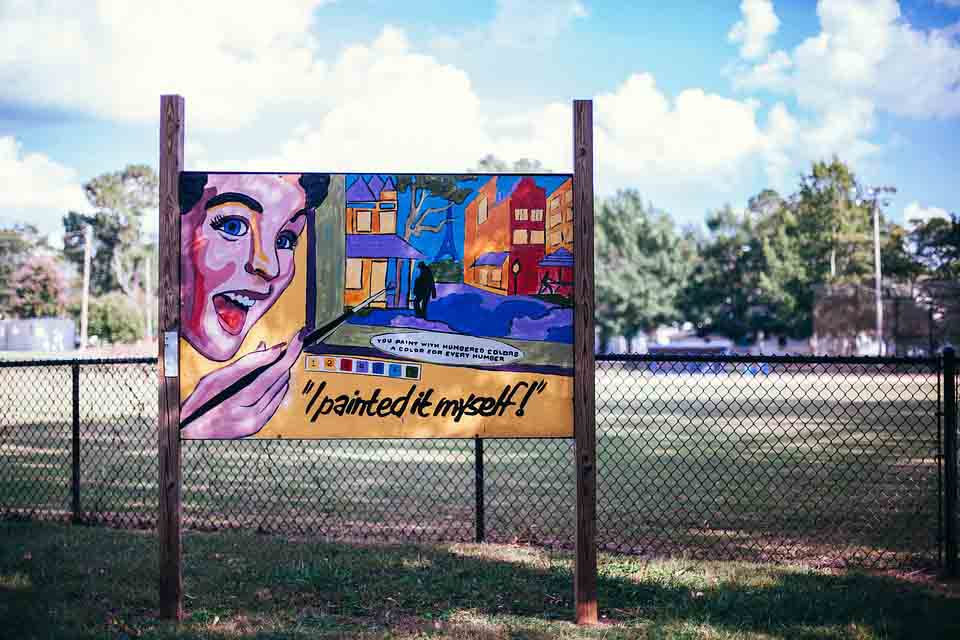 Creative billboard advertisement