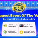 An image showing Flipkart Big Billion Days as a biggest event of the year.