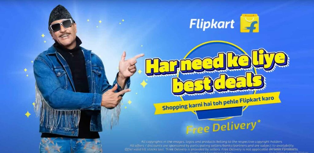 An image showing Flipkart Big Billion Days campaign.
