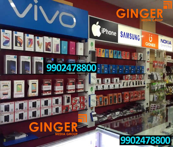 In-Shop Branding in Hyderabad for Vivo Brand