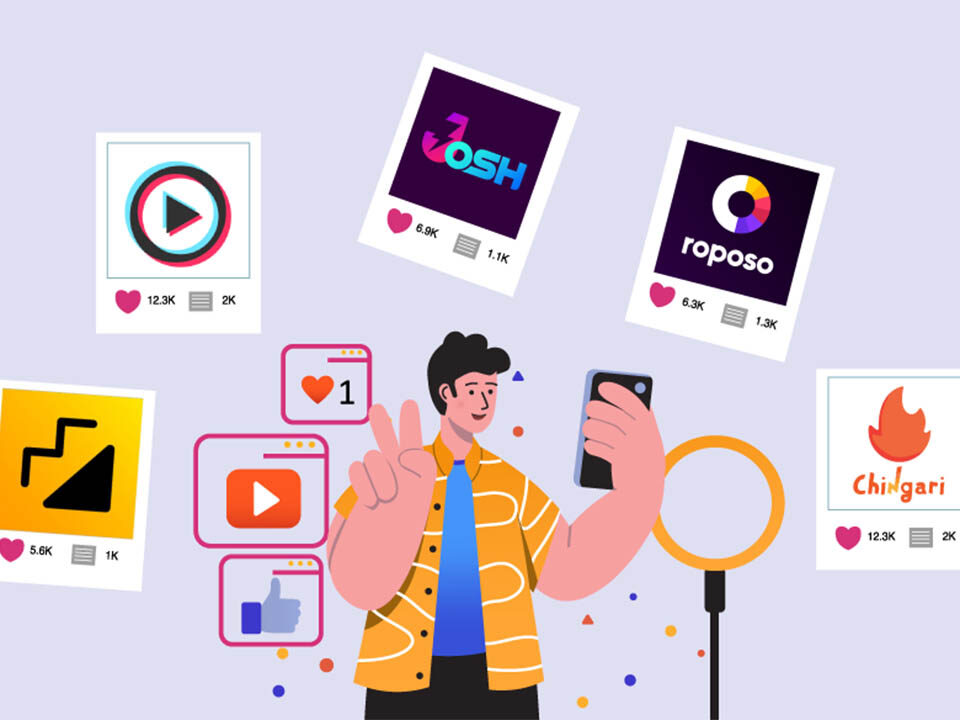 A Few Most-Used Indian Social Media Apps