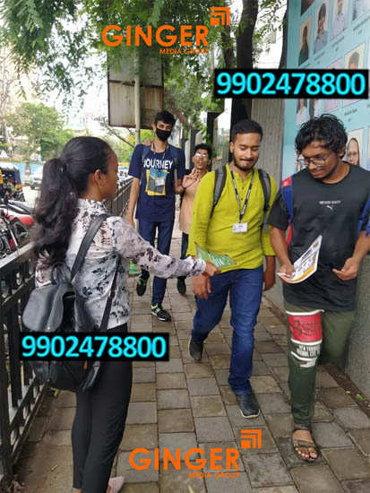 Pamphlet Distribution in Agra