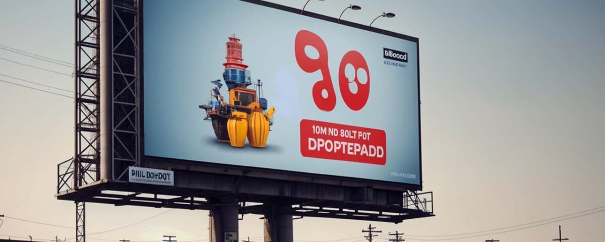 A billboard saying “Outdoor Advertising”