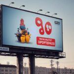 A billboard saying “Outdoor Advertising”