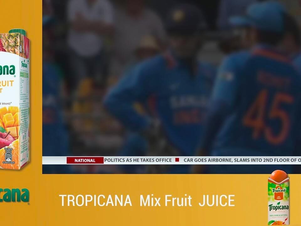 An L band ad for Tropicana fruit juice