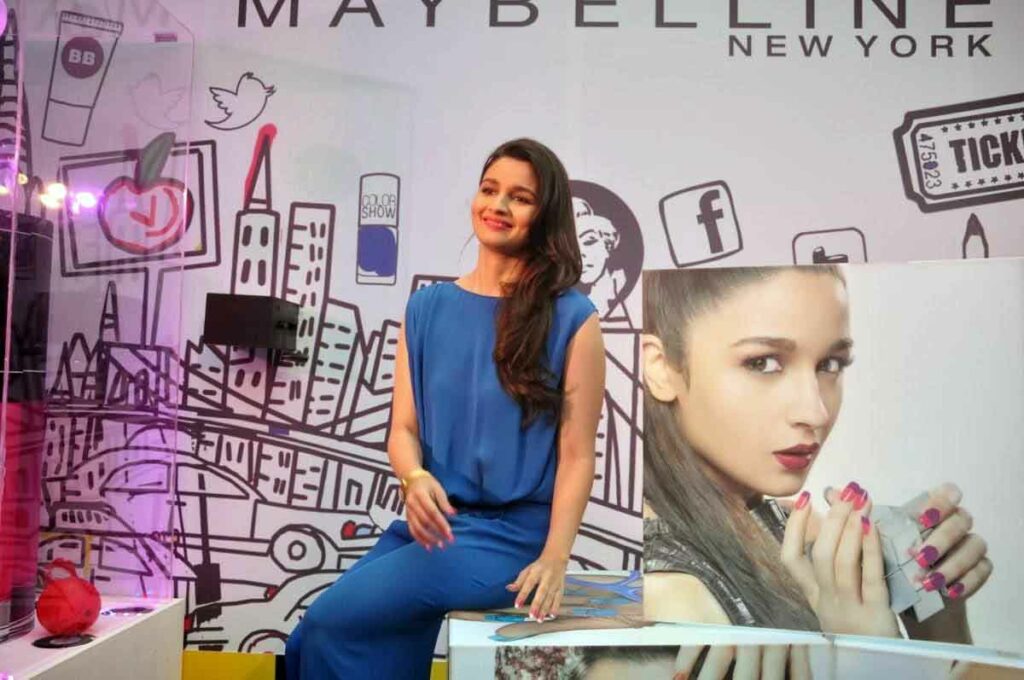 Alia Bhatt was present at the Maybelline Baby Lips launch event in India.