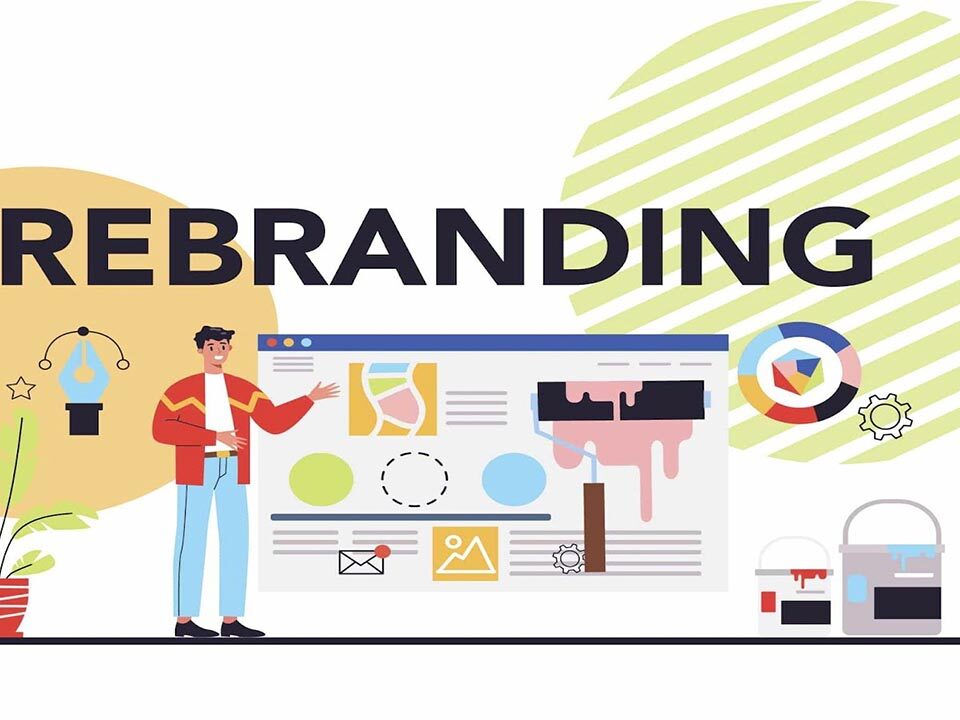 A person creating strategies for rebranding a company