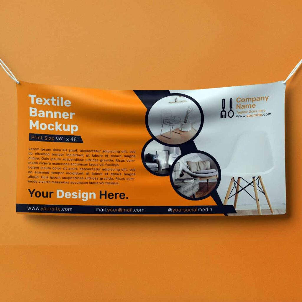 Textile banner
