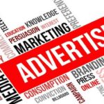 Template showing the classification of Advertising terms