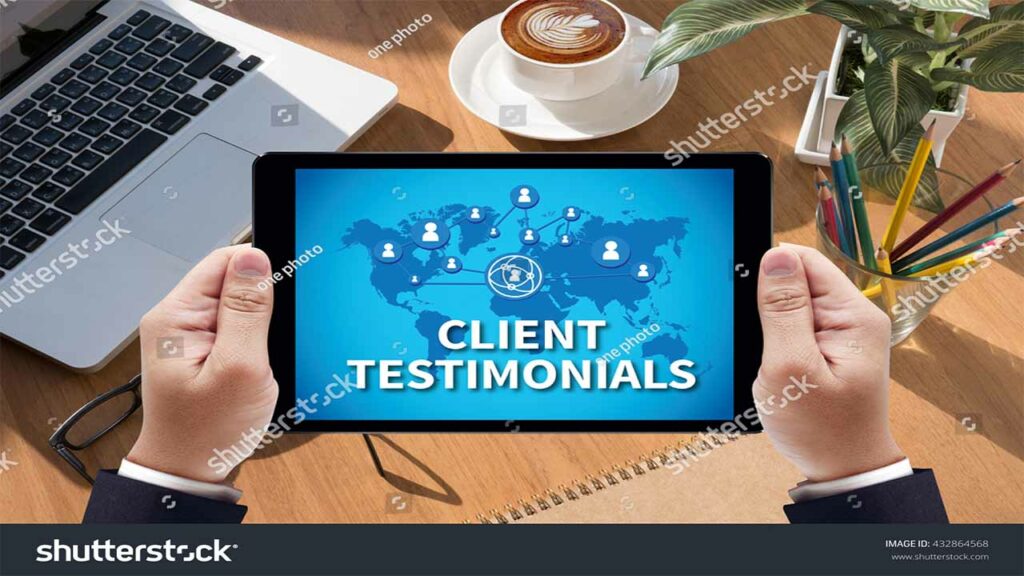  Client or Student Testimonials
