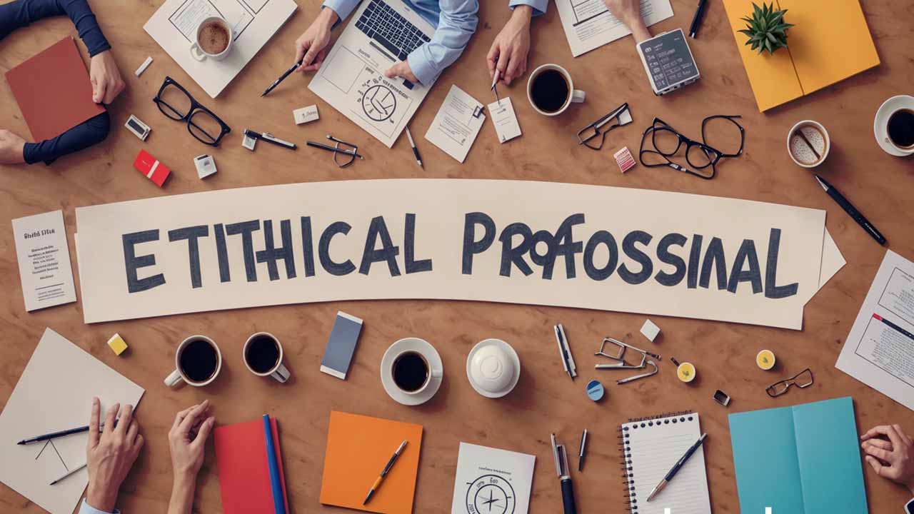 An image showing Ethical and Professional Tone
