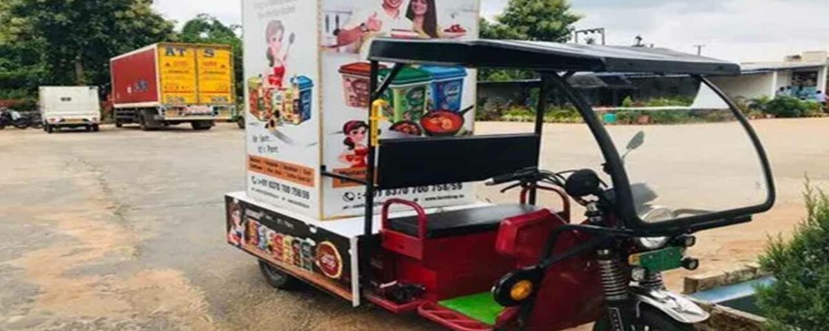 e rickshaw branding