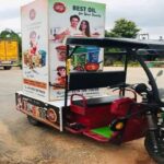 e rickshaw branding
