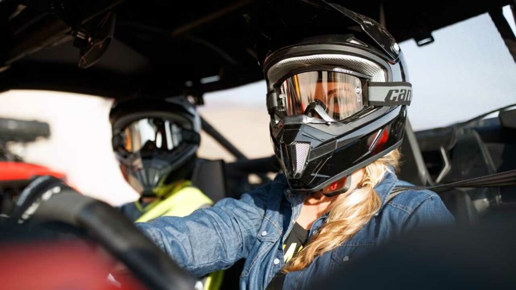 Helmet advertising
