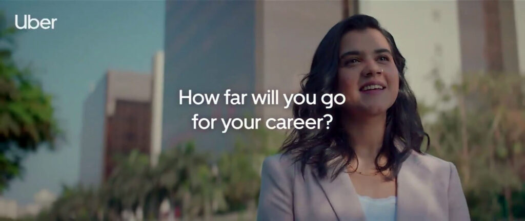 This ad campaign focuses on getting more people to skip the drive.