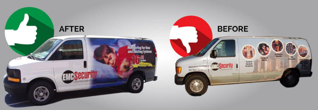 Evaluation of good vehicle advertising 
