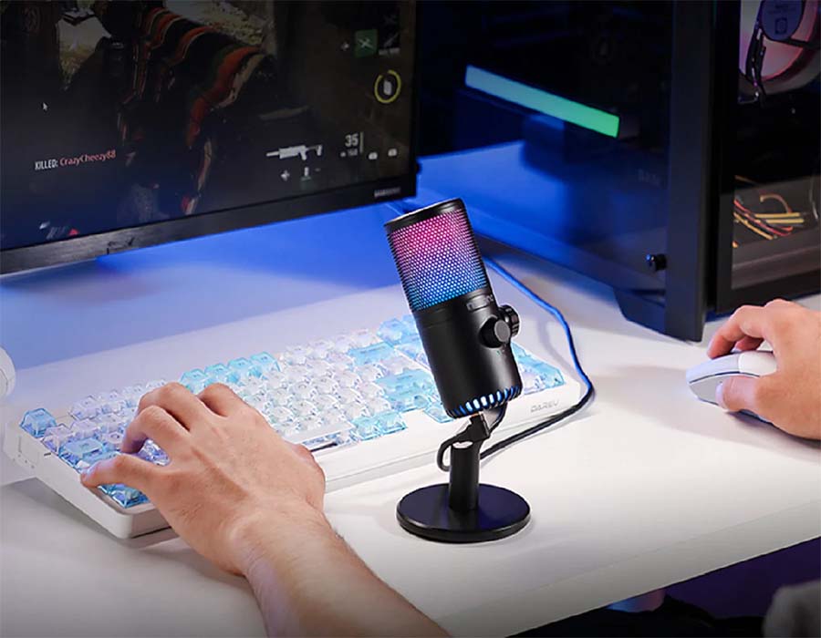 A mic setup
