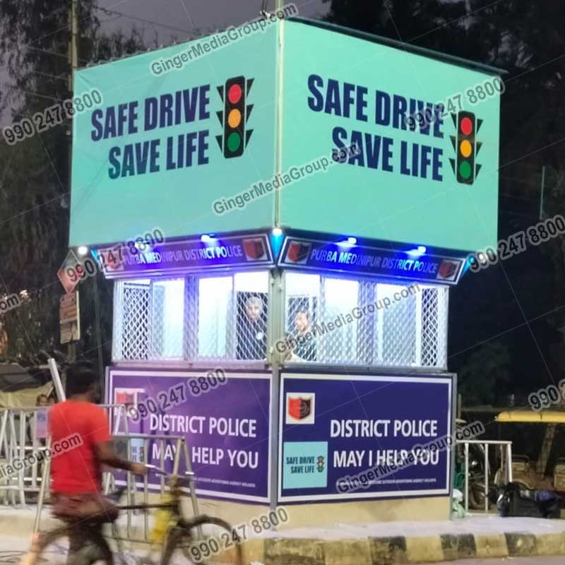 Police Community Booth Police Booth Advertising in Hyderabad – Ginger Media Group